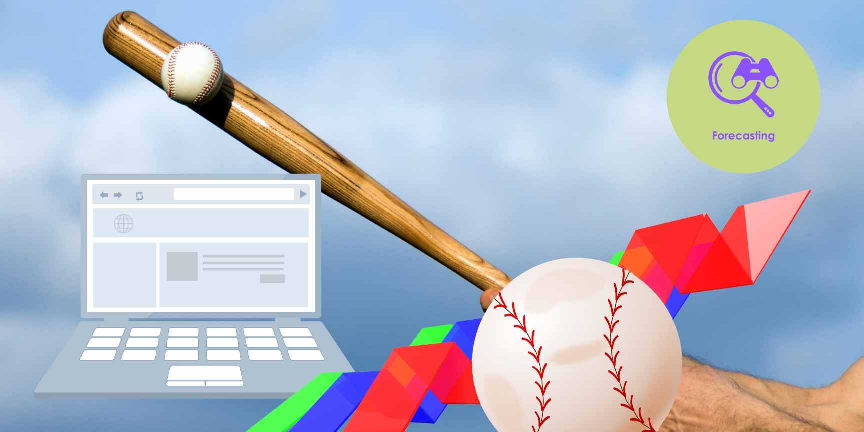 A websites that provides forecasts for baseball bets